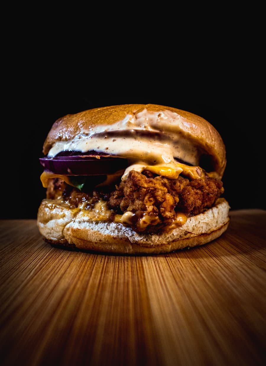 Buttermilk fried chicken burger