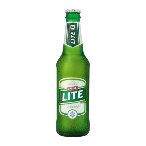 Castle Lite Lager Beer Bottle