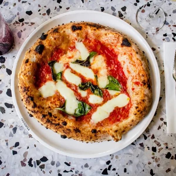 Wood-fired pizza