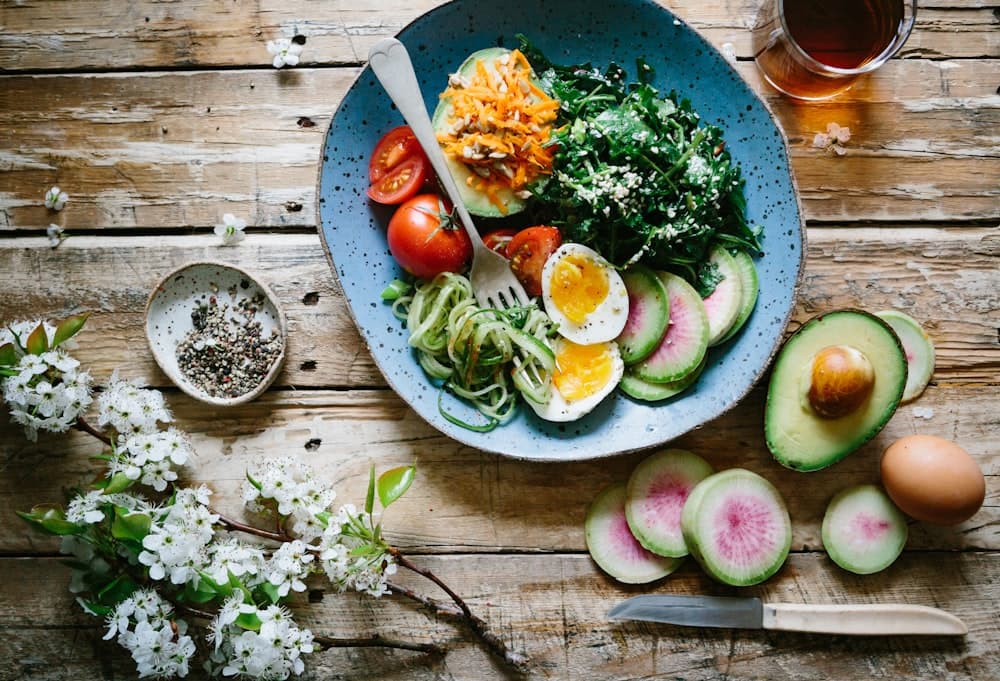 Fresh loaded garden bowl